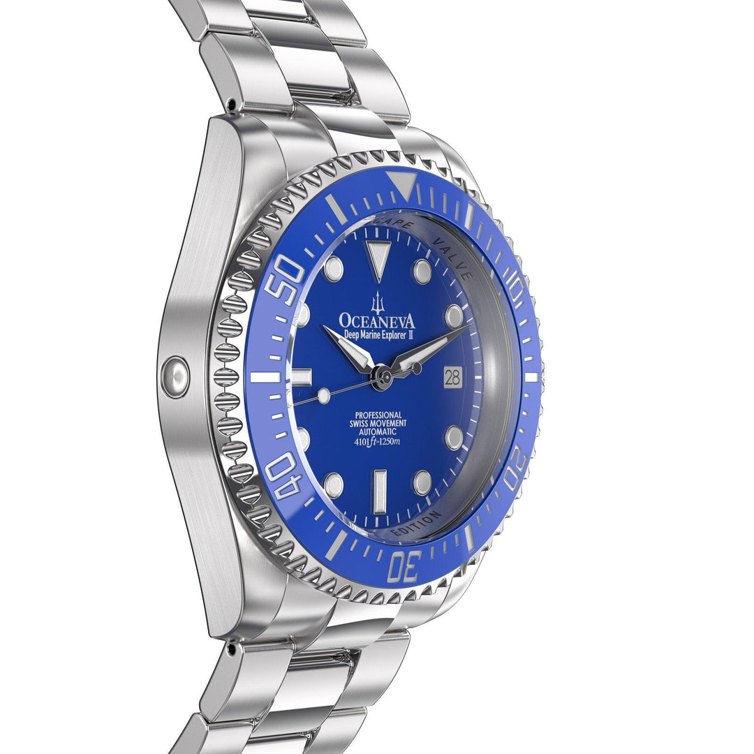 Oceaneva Deep Marine Explorer II Automatic 1250M Pro Diver Blue