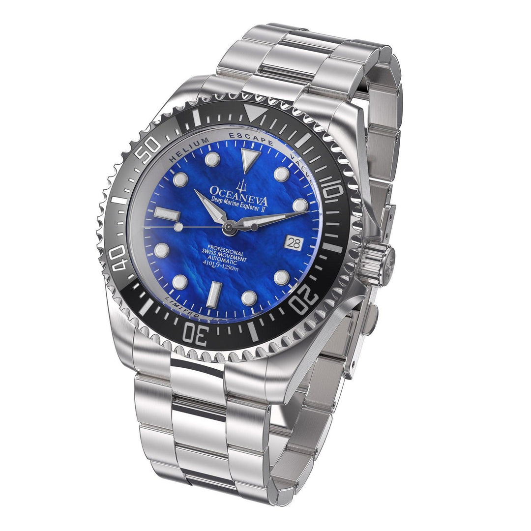 Oceaneva Deep Marine Explorer II Automatic 1250M Pro Diver Blue