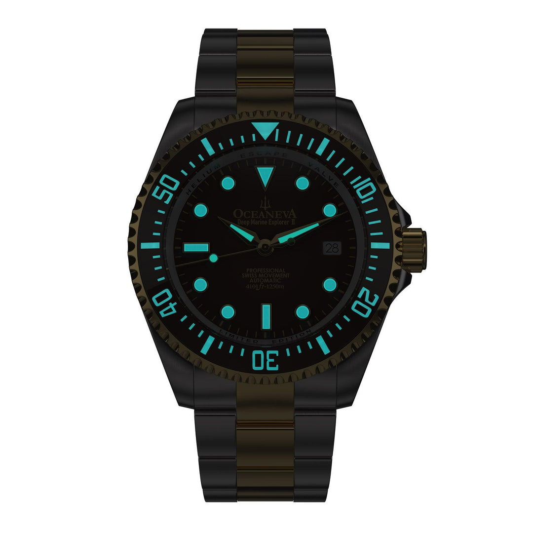 Oceaneva Deep Marine Explorer II Automatic 1250M Pro Diver Brown