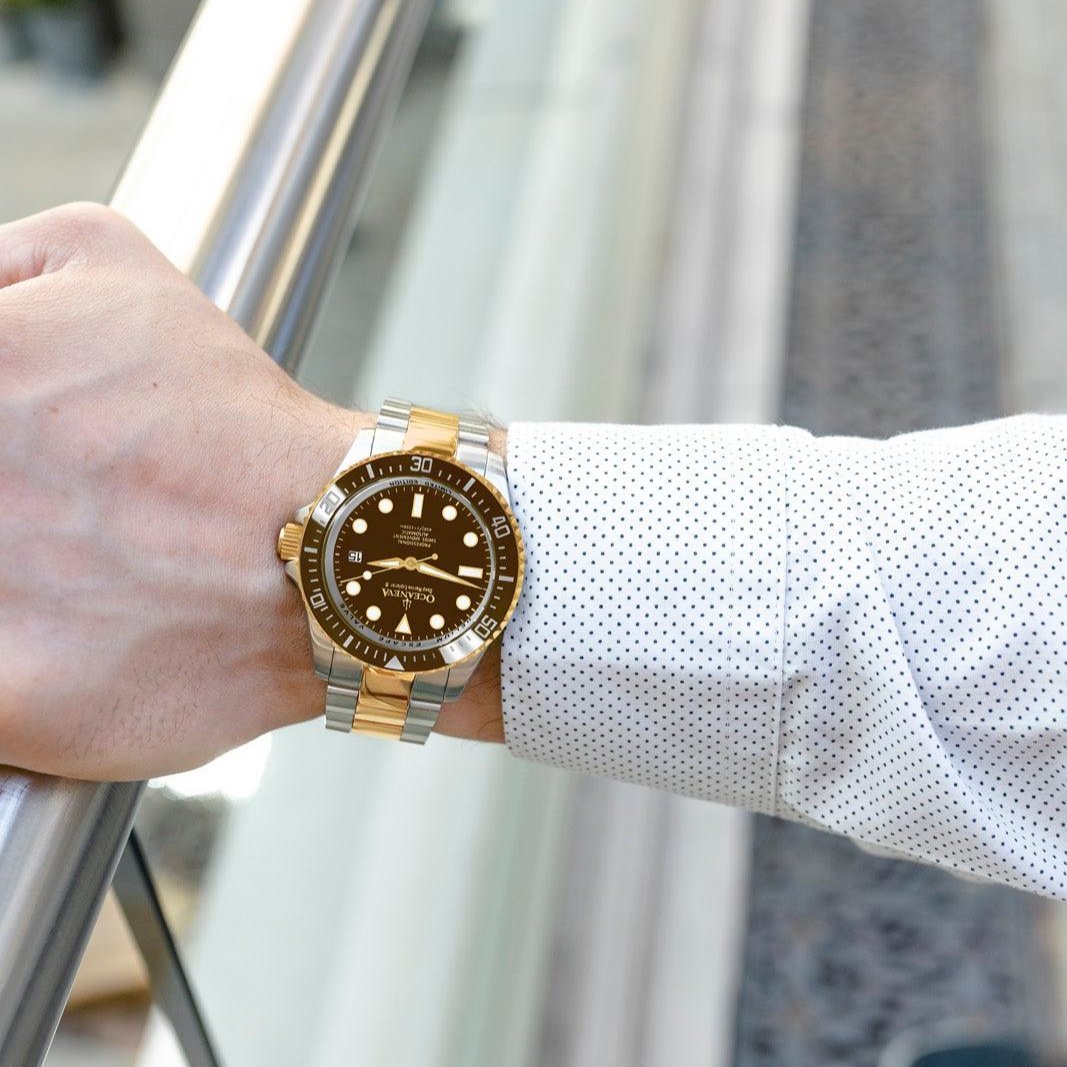 Oceaneva Deep Marine Explorer II Automatic 1250M Pro Diver Brown