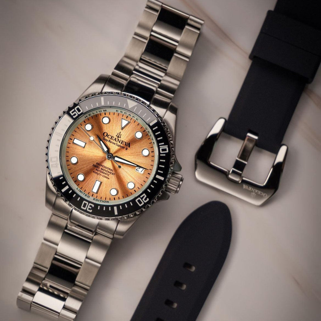Oceaneva Deep Marine Explorer II Automatic 1250M Pro Diver Copper