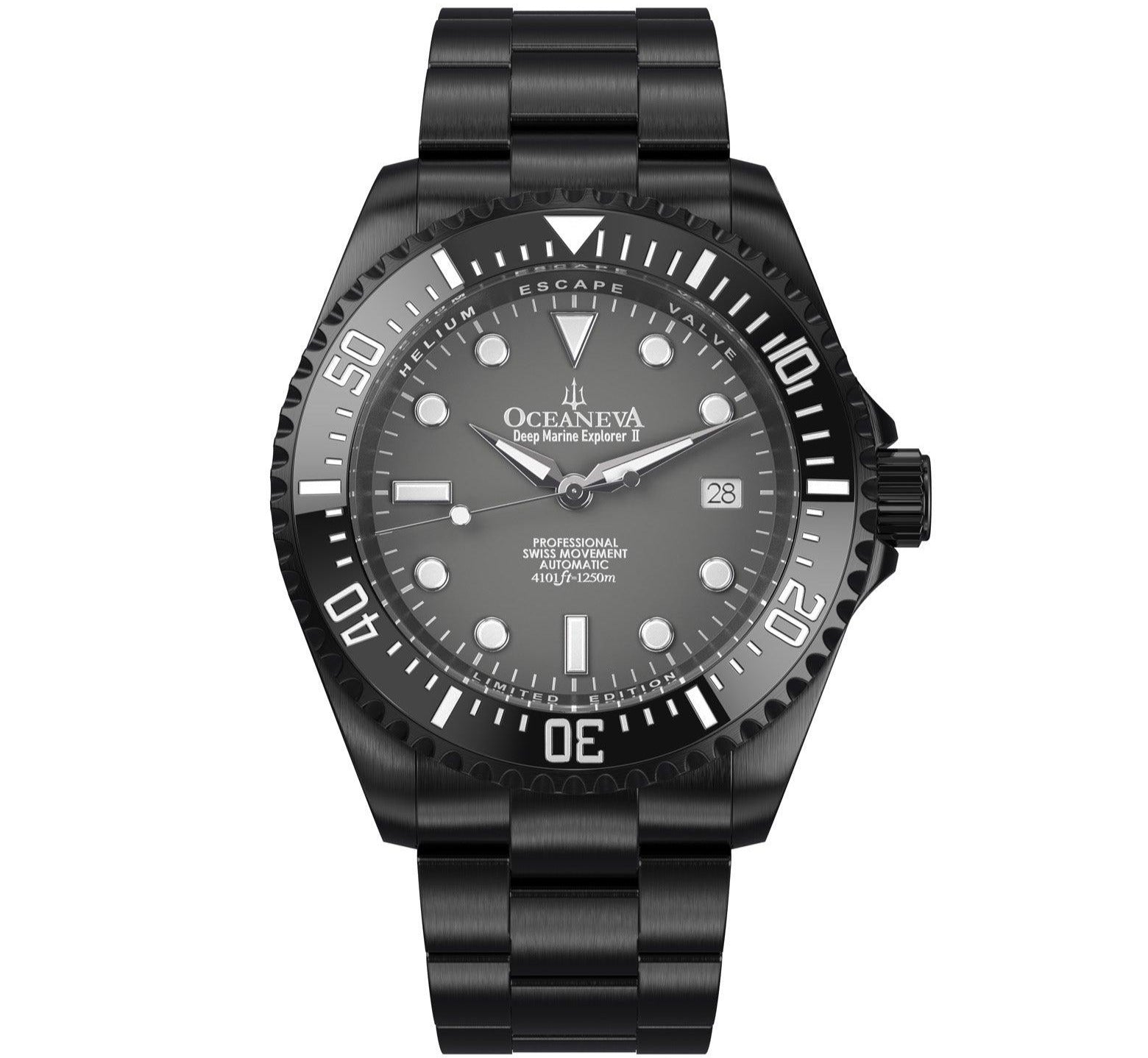 Oceaneva Deep Marine Explorer II Automatic 1250M Pro Diver Gray