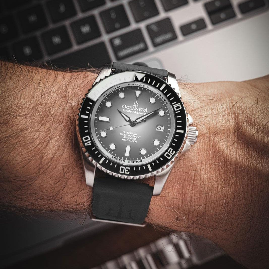 Oceaneva Deep Marine Explorer II Automatic 1250M Pro Diver Gray
