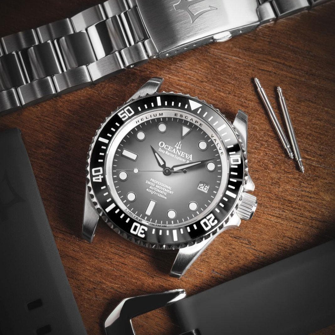 Oceaneva Deep Marine Explorer II Automatic 1250M Pro Diver Gray