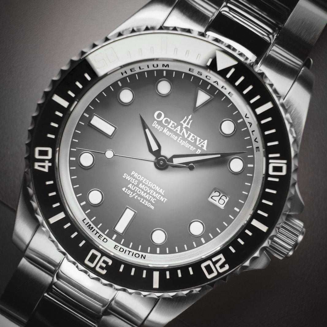 Oceaneva Deep Marine Explorer II Automatic 1250M Pro Diver Gray