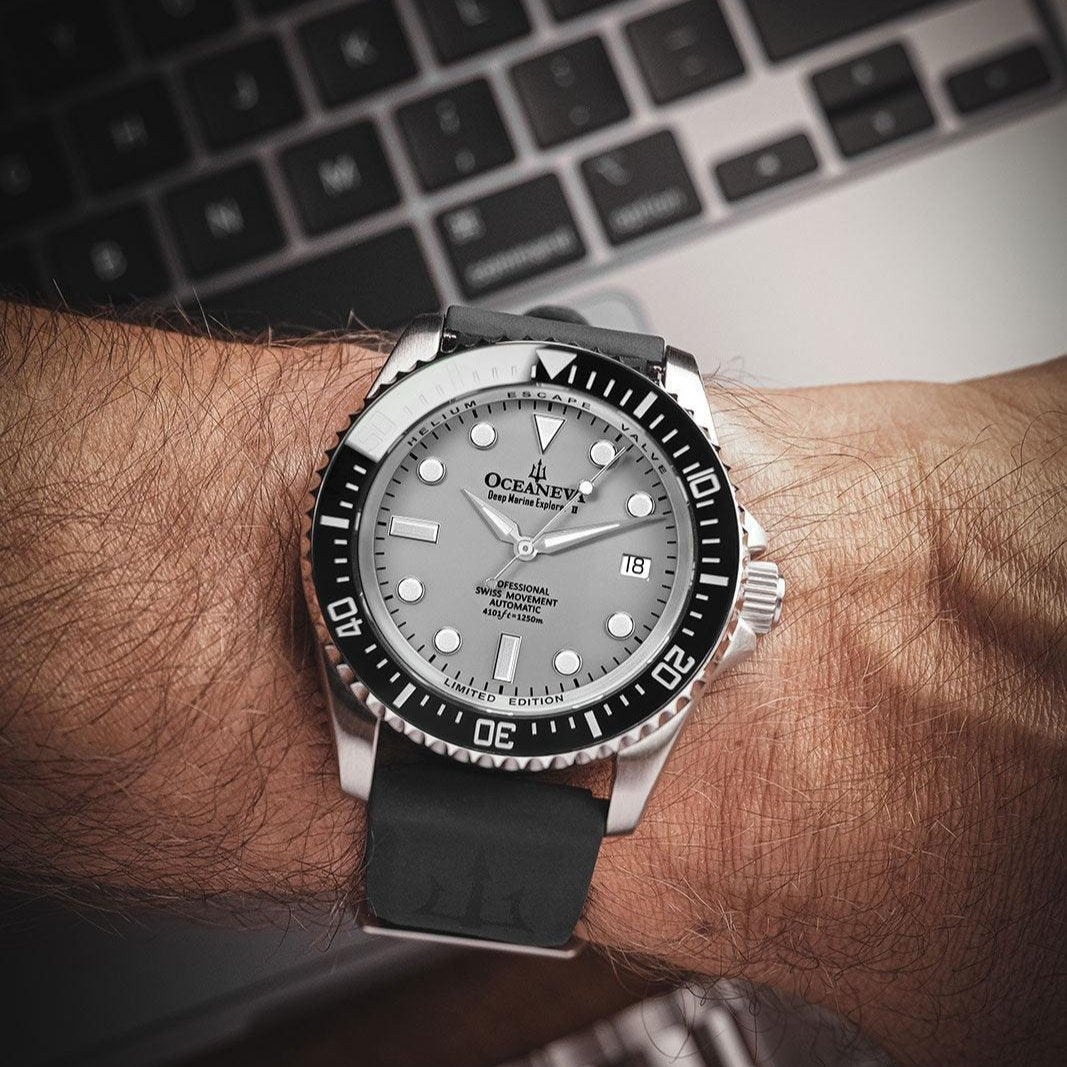 Oceaneva Deep Marine Explorer II Automatic 1250M Pro Diver Gray