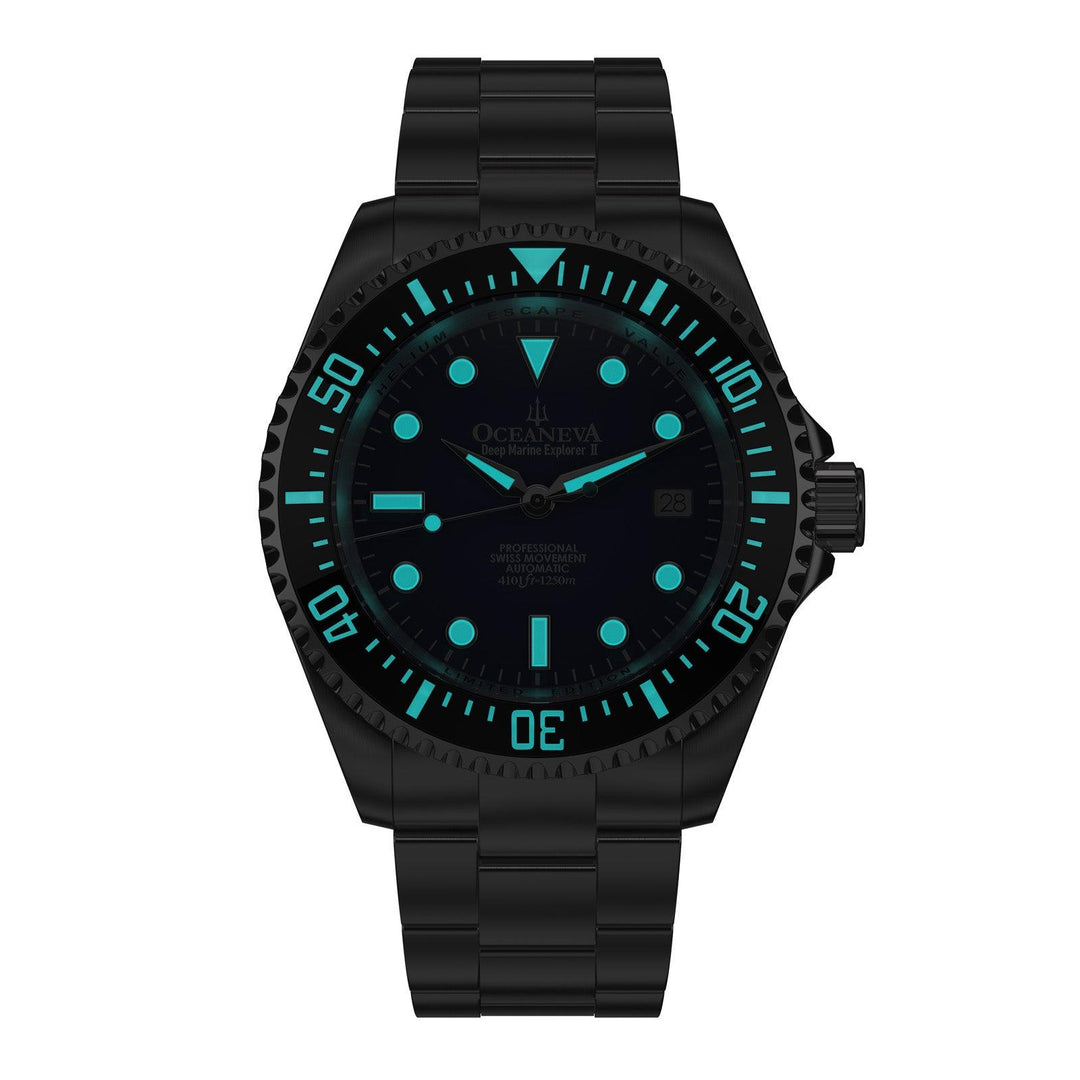 Oceaneva Deep Marine Explorer II Automatic 1250M Pro Diver Navy
