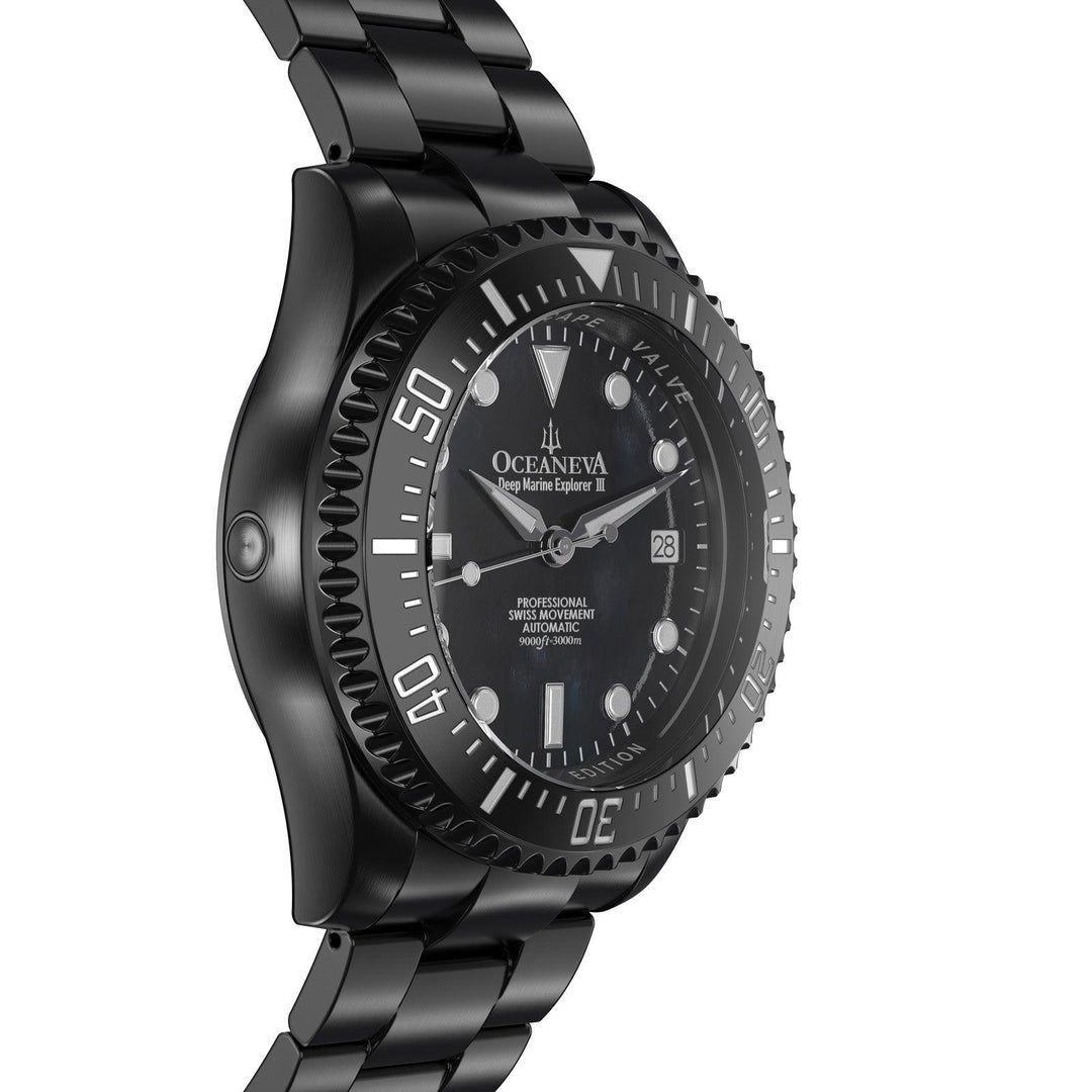 WMT  Marine Ocean Noir　ブラック　イカサブ Oceaneva Deep Marine Explorer III Automatic 3000M Pro Diver Black