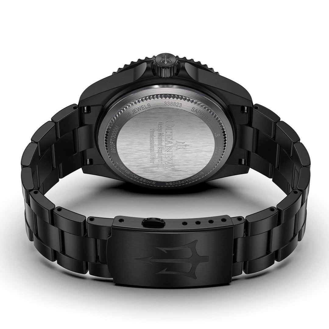 Oceaneva Deep Marine Explorer III Automatic 3000M Pro Diver Black