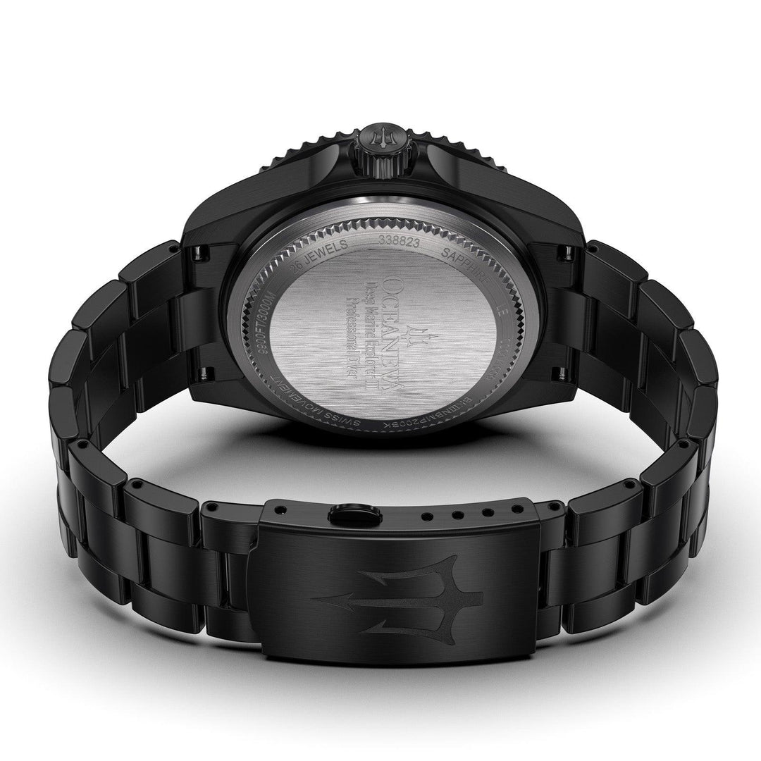 Oceaneva Deep Marine Explorer III Automatic 3000M Pro Diver Black