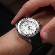 Oceaneva Deep Marine Explorer II Damascus White Black Limited Edition