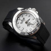 Oceaneva Deep Marine Explorer II Damascus White Black Limited Edition