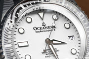 Oceaneva Deep Marine Explorer II Damascus White Black Limited Edition