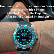 Oceaneva Deep Marine Explorer II Damascus White Black Limited Edition