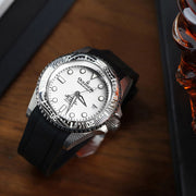 Oceaneva Deep Marine Explorer II Damascus White Black Limited Edition