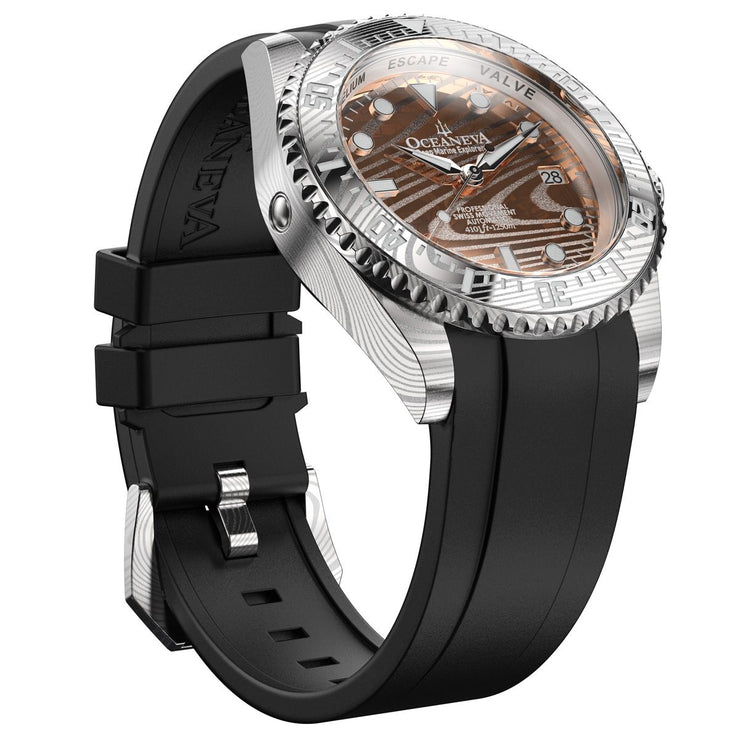 Oceaneva Deep Marine Explorer II Damascus Rose Gold Limited Edition