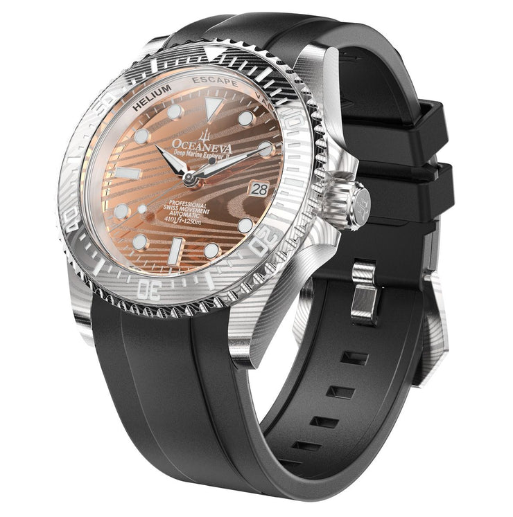 Oceaneva Deep Marine Explorer II Damascus Rose Gold Limited Edition