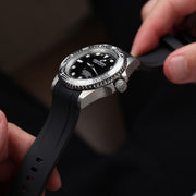 Oceaneva Deep Marine Explorer II Damascus Steel Black Limited Edition