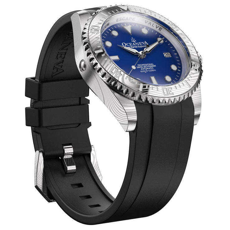 Oceaneva Deep Marine Explorer II Damascus Blue Limited Edition