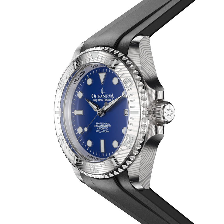 Oceaneva Deep Marine Explorer II Damascus Blue Limited Edition