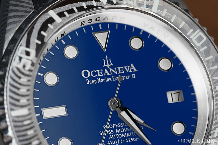 Oceaneva Deep Marine Explorer II Damascus Blue Limited Edition