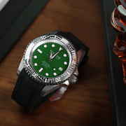 Oceaneva Deep Marine Explorer II Damascus Green Enamel Limited Edition