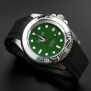 Oceaneva Deep Marine Explorer II Damascus Green Enamel Limited Edition