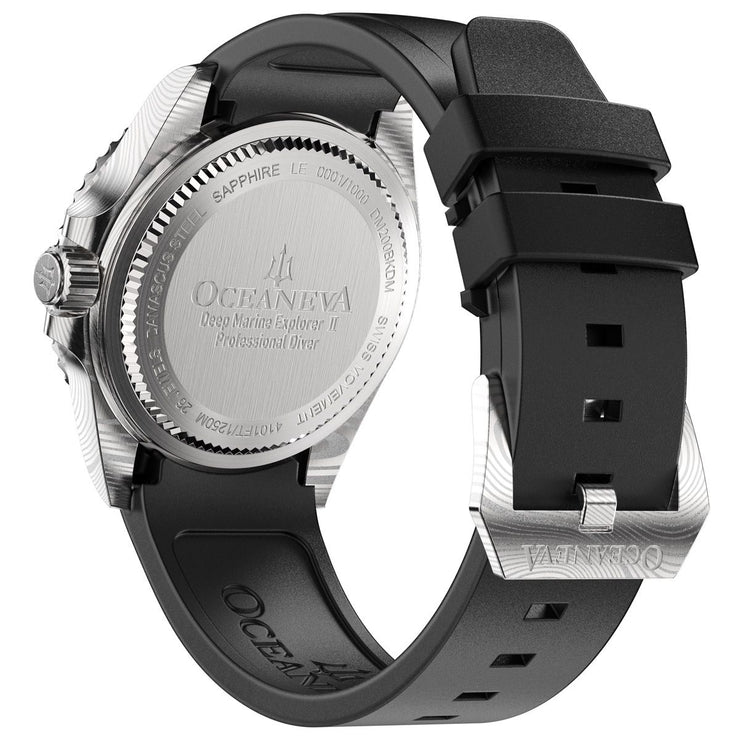 Oceaneva Deep Marine Explorer II Damascus Black Limited Edition