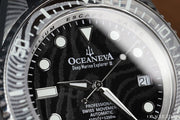 Oceaneva Deep Marine Explorer II Damascus Black Limited Edition