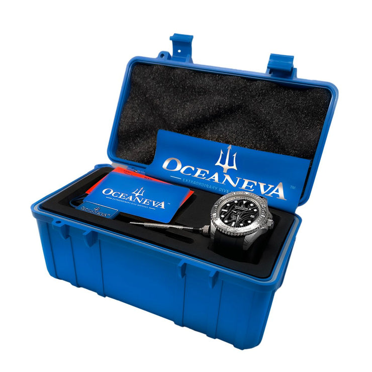 Oceaneva Deep Marine Explorer II Damascus Black Limited Edition