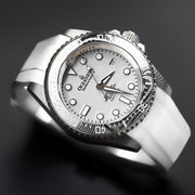 Oceaneva Deep Marine Explorer II Damascus All White Limited Edition