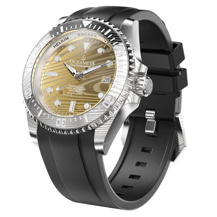 Oceaneva Deep Marine Explorer II Damascus Yellow Gold Limited Edition