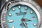 Oceaneva Deep Marine Explorer II Damascus Sky Blue White Limited Edition