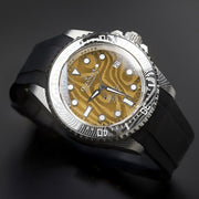 Oceaneva Deep Marine Explorer II Damascus Yellow Gold Limited Edition