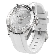 Oceaneva Deep Marine Explorer II Damascus Silver White Limited Edition