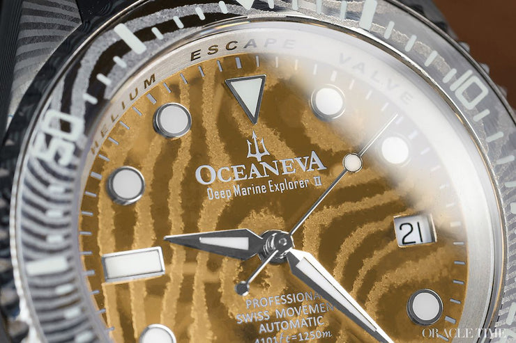 Oceaneva Deep Marine Explorer II Damascus Yellow Gold Limited Edition