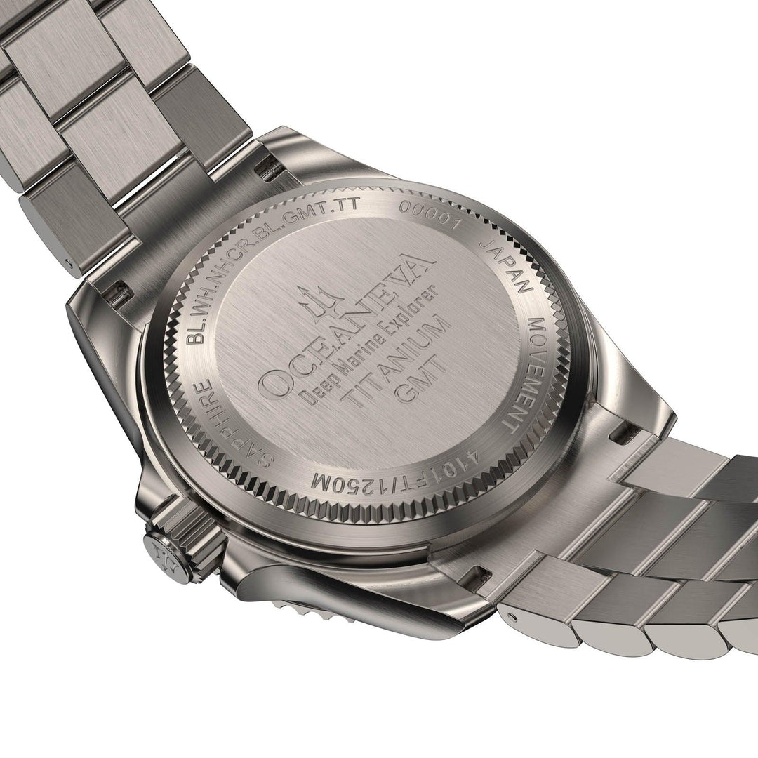 Oceaneva Titanium Deep Marine Explorer GMT 1250M All Blue