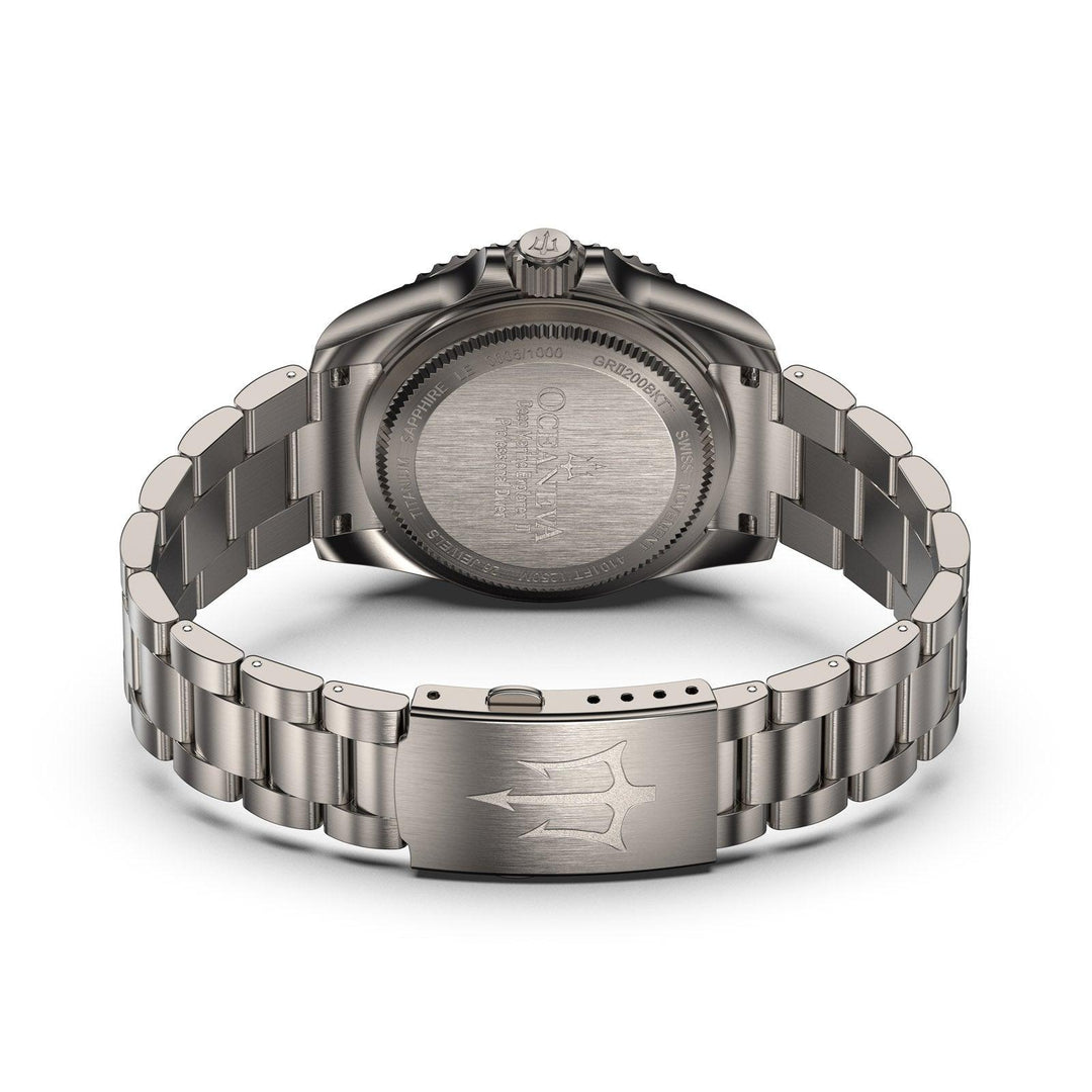 Oceaneva Titanium Deep Marine Explorer II Automatic 1250M Black