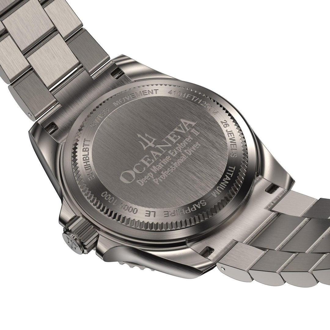 Oceaneva Titanium Deep Marine Explorer II Automatic 1250M Blue