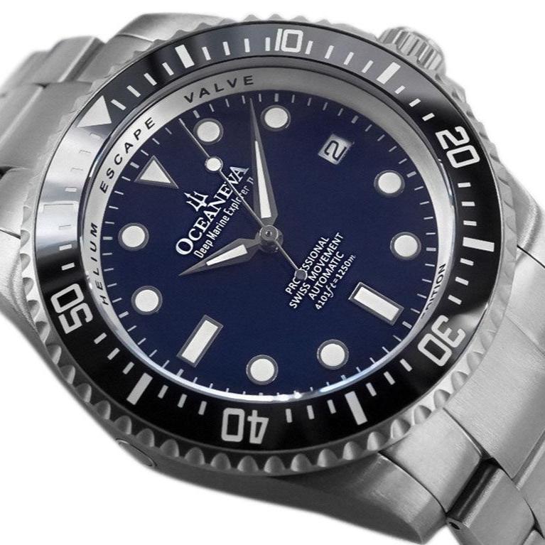 Oceaneva Titanium Deep Marine Explorer II Automatic 1250M Navy