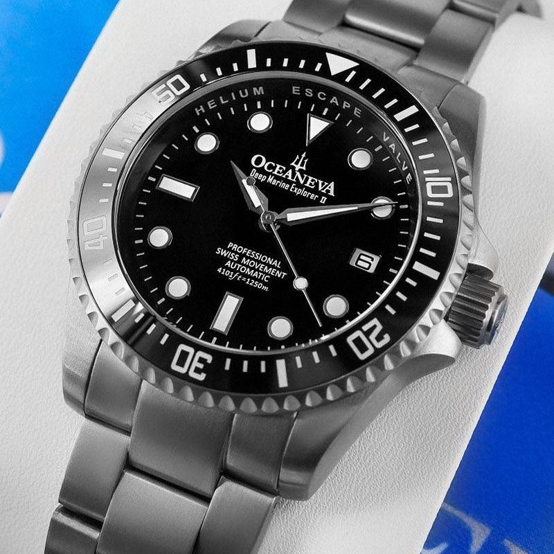Oceaneva Titanium Deep Marine Explorer II Automatic Pro Diver