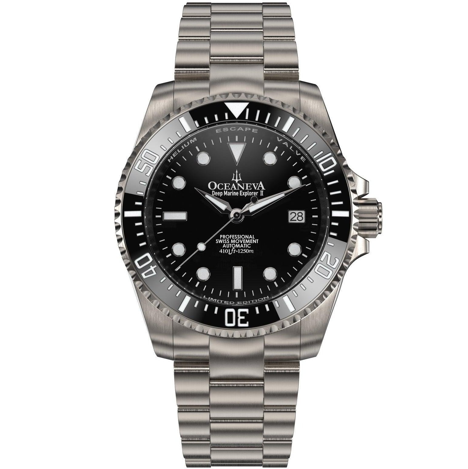 Oceaneva Titanium Deep Marine Explorer II Automatic Pro Diver