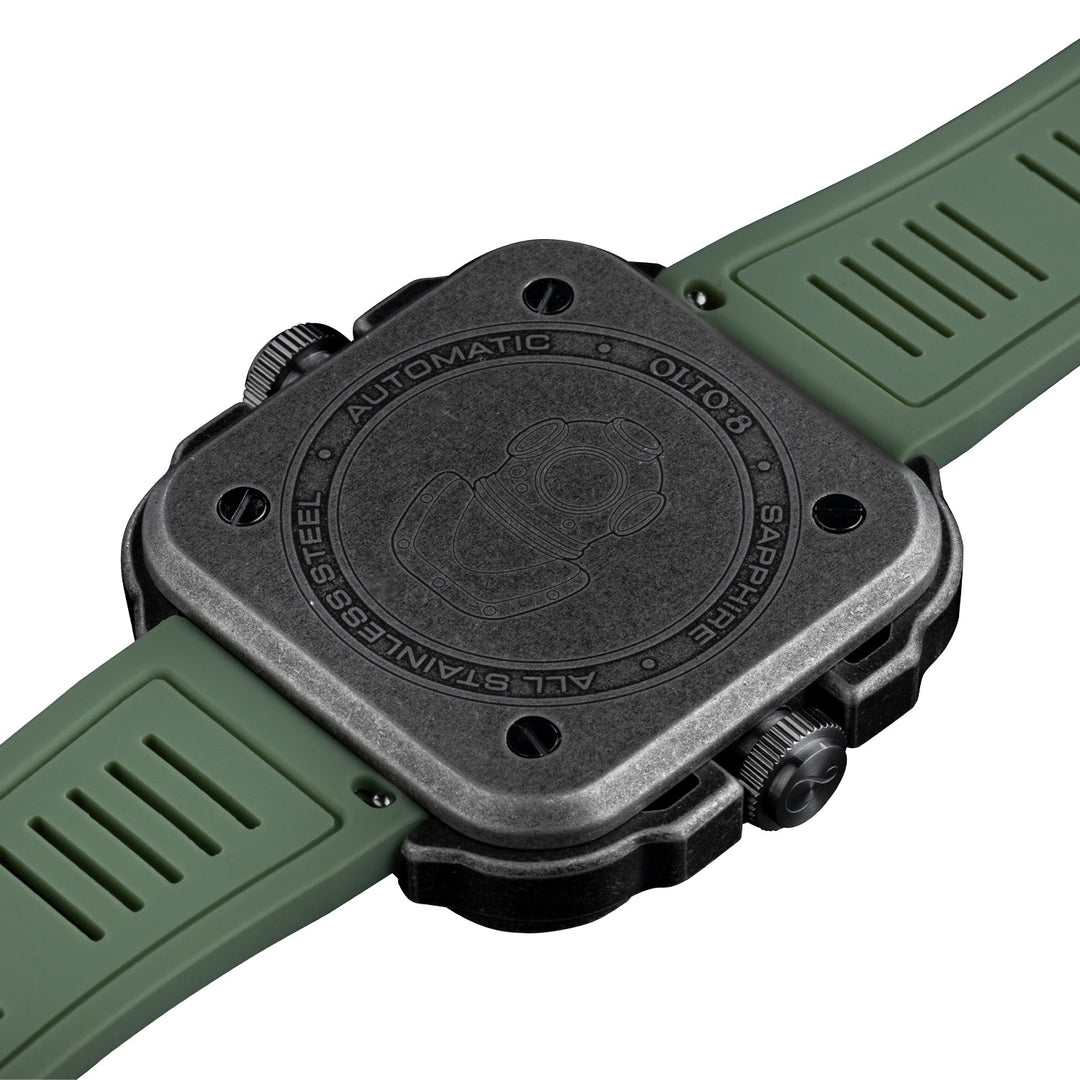 OLTO-8 Coral Steward Diving Automatic Watch Retro Green – Watches.com