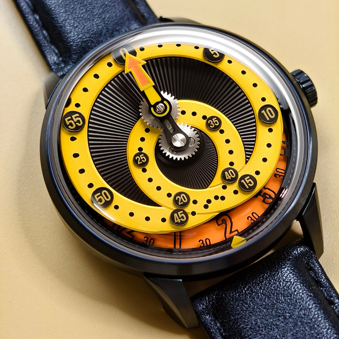 Mandetbrote Orbital Automatic Orange Crush Limited Edition
