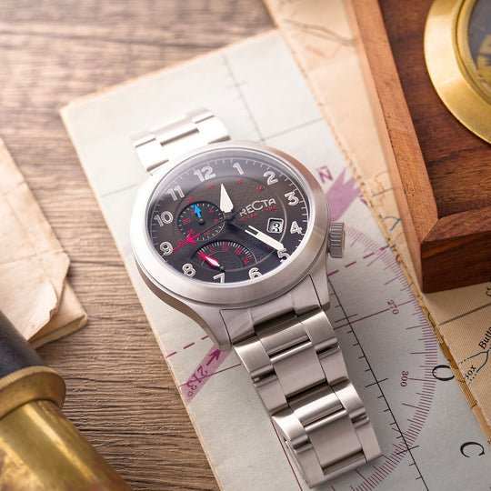 Recta Altitude Retrograde Dual Time Storm Black – Watches.com