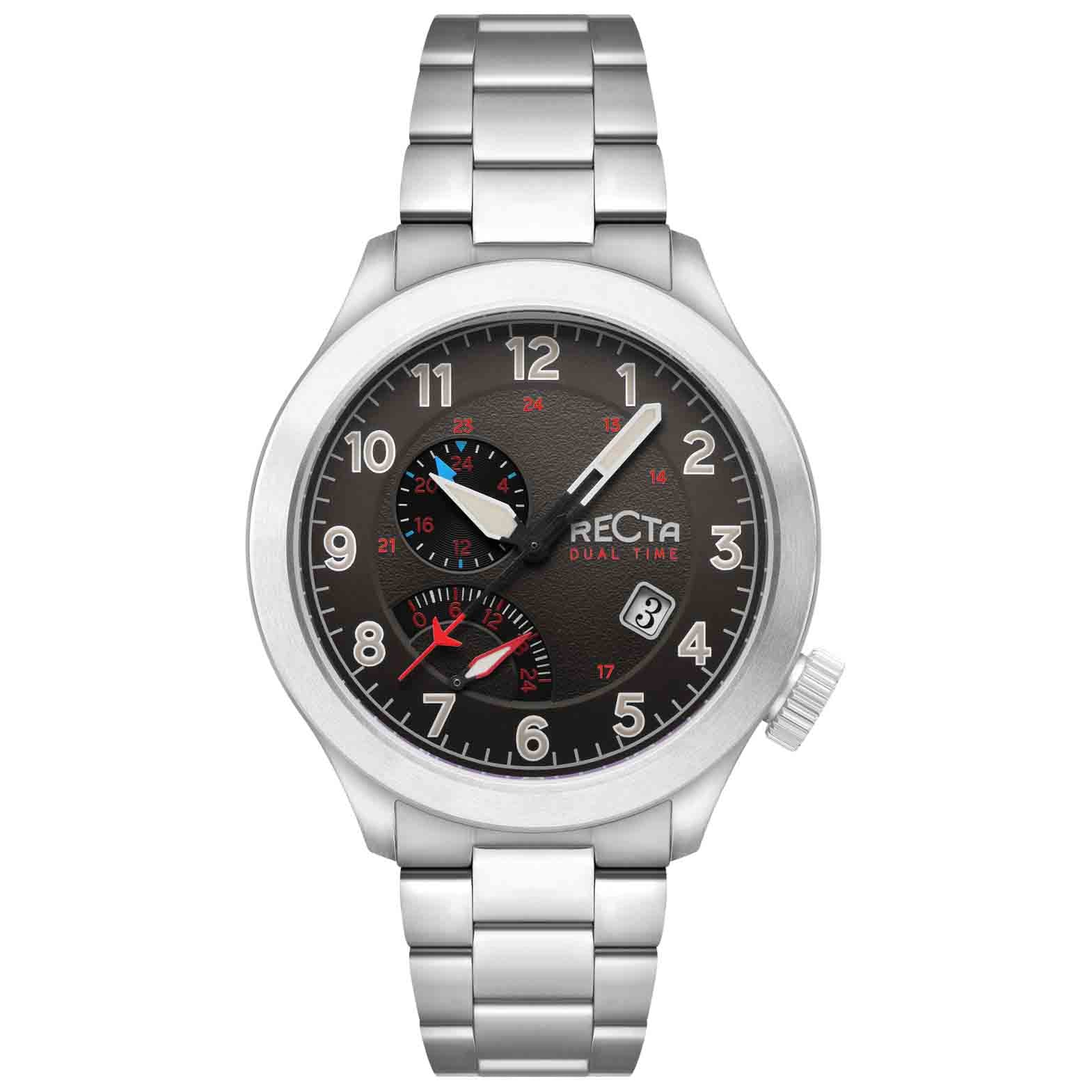 Recta Altitude Retrograde Dual Time Storm Black | Watches.com