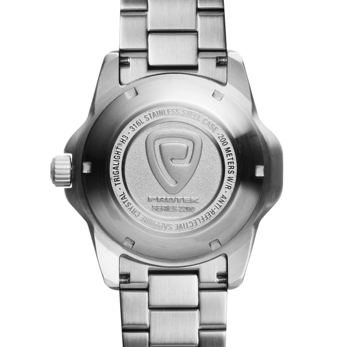 ProTek Steel Dive PT2203BR Automatic SS Blue angled shot picture