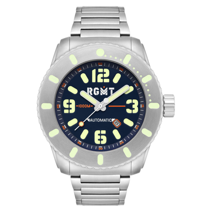 RGMT All-Brite Automatic Arctic Blue angled shot picture