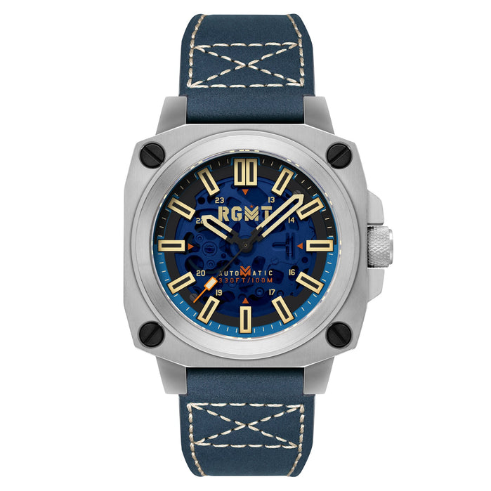 RGMT Altimeter Skeleton Automatic Admiral Blue angled shot picture
