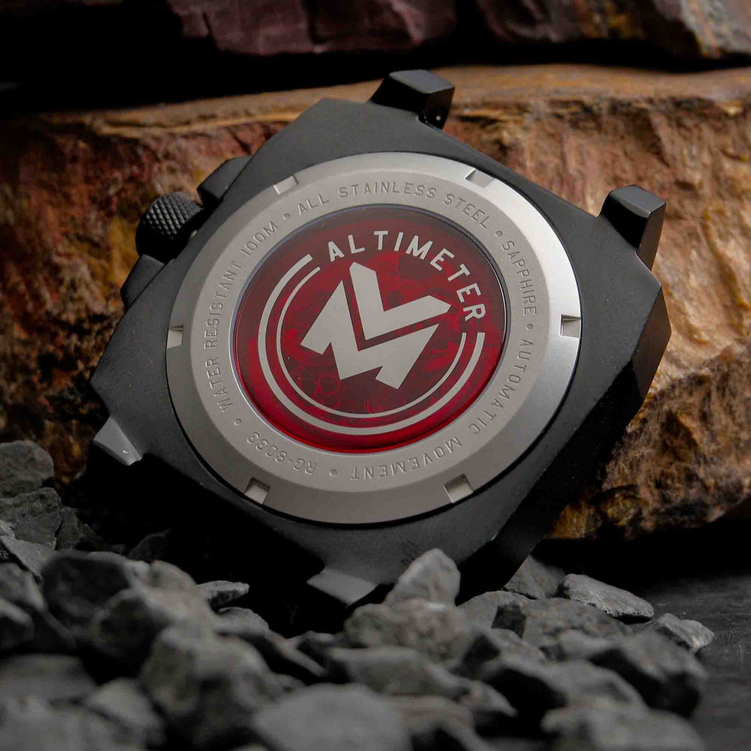 RGMT Altimeter Skeleton Automatic Sandblast Blue | Watches.com